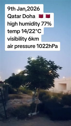 Weather Update: Humidity and Temperature in Qatar