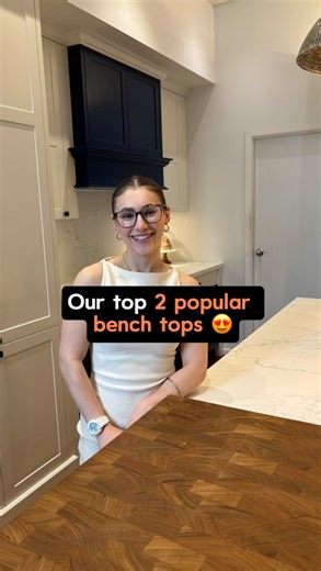 Our 2 most popular bench tops! 🙌🏼 #impalakitchensandbathrooms #interiors #kitchendesign #impalakitchens #kitchen #kitchendesigners | Impala Kitchens and Bathrooms