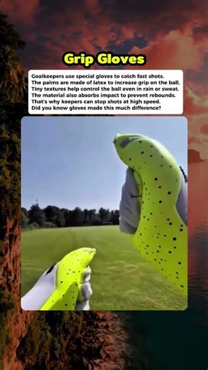 Why Goalkeeper Gloves Have So Much Grip #curiosity #mistery