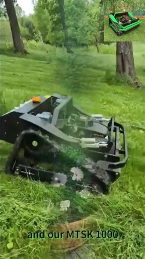 best price remote control track weed cutter made in China#farming #xcavator #machine #mower
