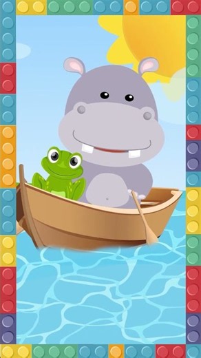 Hippo hippopotamus 🦛💦😍 Happy Song for Kids! ‪@daisydotkids‬ #Shorts
