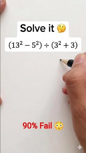 Master the Order of Operations Solve Step by Step #mathematics #simplify #mathstricks