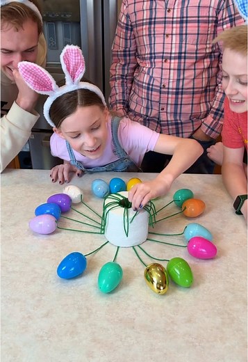 Benson Bros (@bensonbros) - Easter Egg String Pull Game for Family Fun