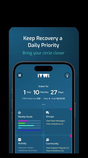 IYWI supports the routines and relationships that sustain long-term recovery. Private and judgment-free. Keep recovery a daily priority with daily check-ins, social connectedness and support in early recovery and beyond. ✅Link in Bio: IYWI Website and FREE app. www.iywico.com Friends supporting friends in recovery. If You Work It! #recoveryjourney #soberlife #addictionrecovery #soberapp #recovery