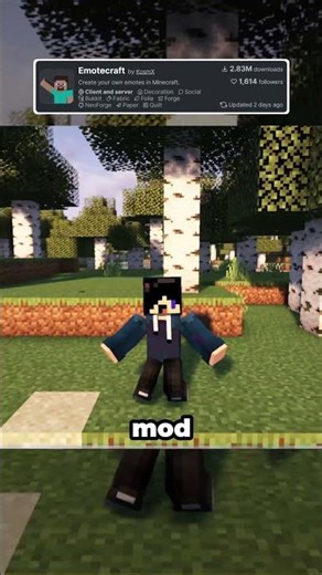 BAILES EPICOS PARA TU MINECRAFT XD - Emotecraft mod #minecraft #shorts #mods