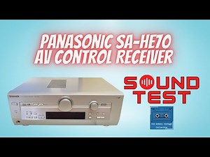 Panasonic SA-HE70 AV Control Receiver Sound Test