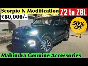 Scorpio N Base Model Modification | Scorpio N interior modified
