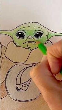 How to Draw Grogu (Baby Yoda) Step by Step
