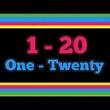 Number song 1-20 for children | Counting numbers | The Singing Walrus
