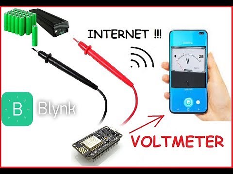 Voltmeter DC(0-25V)With Smartphone Display / Blynk / Nodemcu