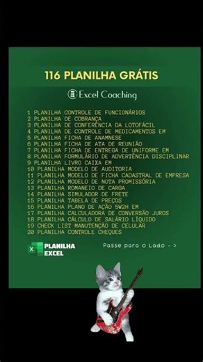 🙀 116 PLANILHAS GRÁTIS 👉 DOWNALOD DESCRIÇÃO E COMENTÁRIOS 👇