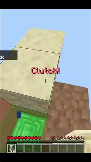 my block clutch clips! #minecraft #blockclutch #minecraftbedrock #minecraftcombos #practice