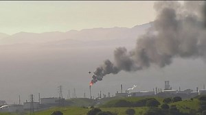 Flaring at Phillips 66 Refinery in Rodeo