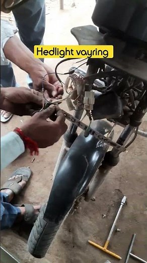 hero honda old splendor headlight wiring #mechanic #shortfeed #shorts #viral #clip