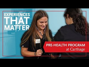 Pre-Health Program - Experiences That Matter | Carthage College