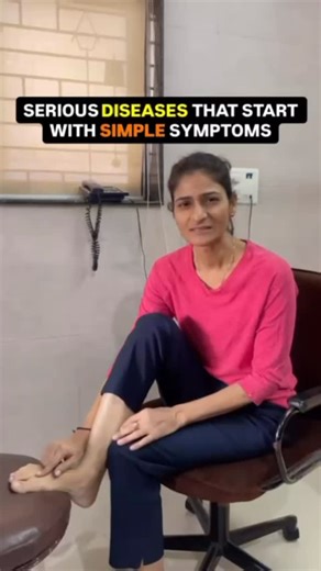 Dr. Kommal Thacker/Health coach/ life coach on Instagram: "These 10 small symptoms could be warning you about big diseases — but most people ignore them until it’s too late.” If any of these look familiar, don’t scroll… read carefully 👇 1️⃣ Swollen ankles → Kidney Disease Kidneys fail to remove excess fluid → swelling in feet/ankles. 2️⃣ Voice change → Lung Cancer A tumor can press on the nerve controlling your vocal cords → persistent hoarseness. 3️⃣ Resting hand tremors → Parkinson’s Dopamine