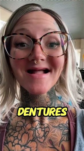 She Lost Every Tooth Then This Happened😲 (@denturegirly) #usa #shortsviral #shorts