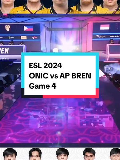 ESL 2024 ONIC vs AP BREN Game 4 #MLBBM7 #MLBB #apbrenvsonic #onicvsapbren #esl