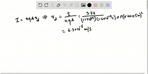 SOLVED: Consider copper wire with diameter 0f 1.43 mm(a) What the drift speed of the electrons in the copper wire when current f 11.0 flows through it? Assume that each copper atom contributes one free lectron to the metal. The density copper is .92 g/cm?,How Is the drift speed related to the current flowing in wire? Consider the fact that there one free electron per copper atom when determining the charge density mfs(b) How does this drift speed compare to the random rms speed of an electron at