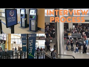 Global Entry Airport Interview International Flight ✈️