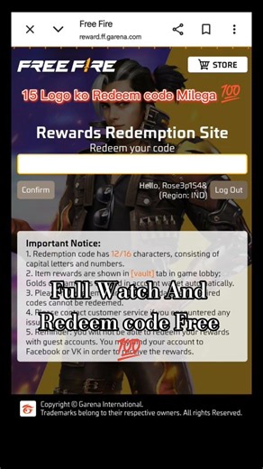 FF REDEEM CODE TODAY | Free Fire Redeem Code 12 april 2026 | Free Reward & Diamond #shorts