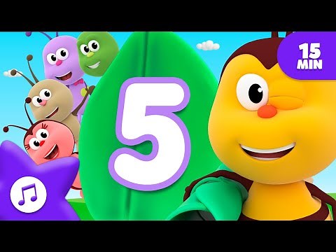 Five Little Bugs 🐝Kids Songs & Nursery Rhymes | Boogie Bugs