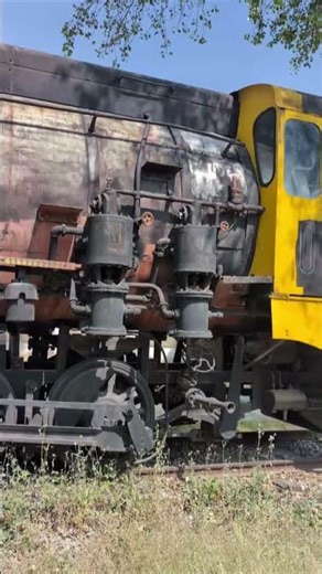 Rusting Out Fireless Locomotive in Mexico City