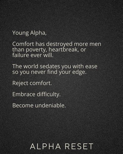 AlphaReset🧭 on Instagram: "Young Alpha, strive to become undeniable. We released The Alpha Rebuild System this year. It took us months to come up with the ultimate blueprint and thousands of men are already using it to rebuild their sexual power🍆, masculine confidence, and discipline from the ground up. It’s a 6-week masculine restoration protocol that combats Erectile Dysfunction, Premature Ejaculation, and Low Masculine Confidence. Tap the website at the top of my page to start your rebuild 