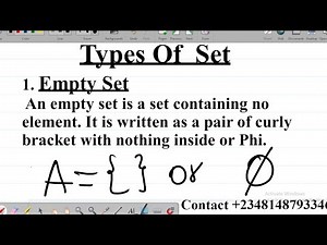 Types of Set