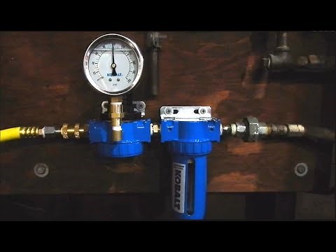 Installing an Inline Air Pressure Gauge & Air Filter for your Air Compressor