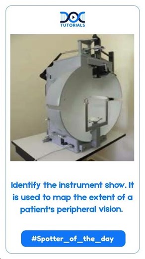 MBBS Spotter of the Day 🔥 | Identify the Instrument for Peripheral Vision Mapping