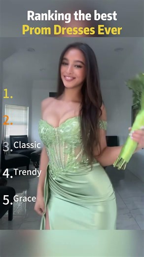 Ranking the best Prom Dresses Ever#ranking #genius #lifehack#shorts #funny #situation #drawing