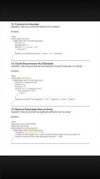 Automation testing interview questions for java programming #automation #javaprogramming #vlog #shor