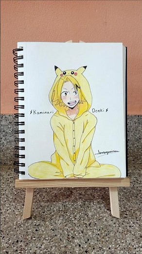 drawing Denki Kaminari from mha/bnha#anime#art#mha#bnha #denki#fyp