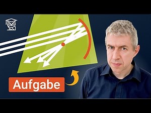 Strahlen beim Konkavspiegel (Hohlspiegel) zeichnen - Aufgabe einfach erklärt (0122)