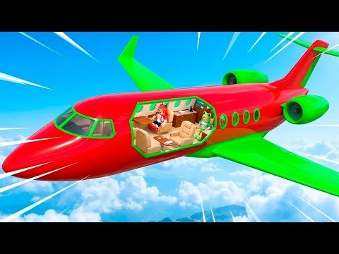 😱NOOB vs PRO POOR PLANE vs RICH PLANE in Roblox | From BROKEN to LUXURY PLANE