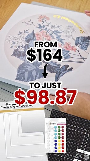 If you’ve ever wished for cleaner impressions, perfect placement, or zero-stress crafting… tomorrow is YOUR day! 😍 Our Next-Level Stamping Starter Bundle is 40% OFF — for one day only! 📅 Happening tomorrow — set your alarms, mark your planners, tape a reminder to your Stampwheel… whatever works! 🤣 Why you’ll LOVE this bundle: 🌟 The Stampwheel 2.0 gives you crisp, consistent stamping every. single. time. 🌟 SlimGrip Sticky Mat keeps your projects steady — no slips, no smudges. 🌟 Center Align