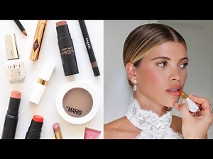 Sofia Richie Makeup Bag | Wedding Look with Natural, Minimal Bridal Products