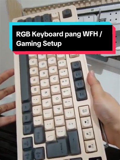 Finally found a budget keyboard that has EVERYTHING. ✅ Numpad? Yes. ✅ Volume Knob? Yes. ✅ RGB Lights? Yes. Perfect for gaming or office work! #techreview #gaminggear #studentessentials #wfhsetup #mechanicalkeyboard