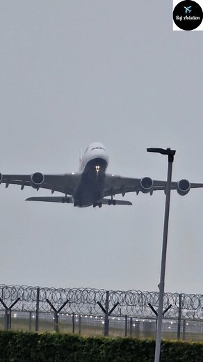 12K views · 429 reactions | The big bird takes flight ....British Airbus A380 ✈.... | Raj Aviation | Facebook