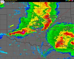 2.5K views · 81 reactions | Brief look at the radar loop from last night showing the evolution of last night's thunderstorms. Damage surveys continue, not only for us, but for the US National Weather Service Tulsa Oklahoma and US National Weather Service Amarillo Texas offices. Known storm reports are plotted, but are a bit tough to read. See https://www.spc.noaa.gov/climo/reports/230617_rpts.html for the reports from yesterday. | US National Weather Service Norman Oklahoma | Facebook