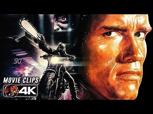 The Best Stalker Battles in THE RUNNING MAN (1987) 4K