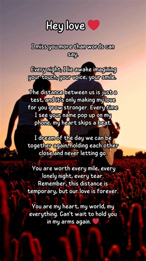 141K views · 1.7K reactions | Sweet love message for someone you miss... #longdistance #iloveyou #lovemessage #lovequote #lovestory #iloveyousomuch | Messages from the heart | Facebook