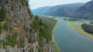 Beacon Rock, an 848-foot (258 m) basalt volcanic plug on the north shore of the Columbia River 32 miles (51 km) east of Vancouver. It was named by Lewis and Clark in 1805.