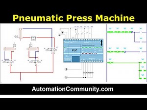 Pneumatic Press Machine - PLC Logic Simulation