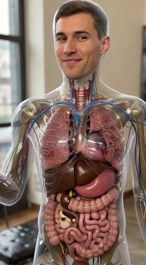 How Chocolate Breaks Down in the Human Body Full Body 3D Digestion Anatomy#shortvideo