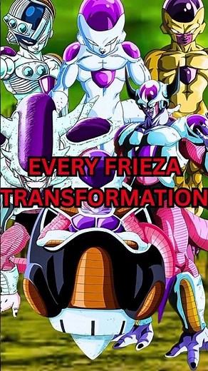 Every Frieza Transformation Ranked From Weakest To Strongest!!🔥 #frieza #dragonball #anime #shorts