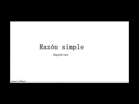Razón simple de tres puntos