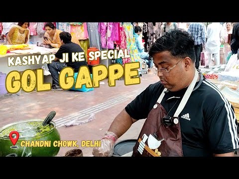Khayap Ji ke Special Gol Gappe | Chandni Chowk Street Food | #chillitadka