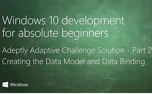 UWP开发入门教程 46 -- 专业级自适应布局挑战讲解（2） 数据模型